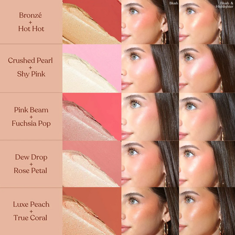 Kara Beauty - Blush N' Beam - Highlighter & Blush Stick - Dew Drop