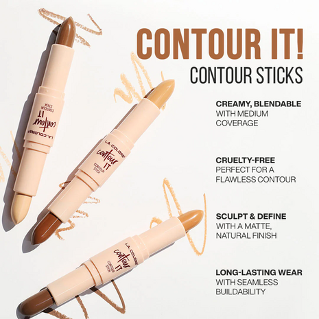 L.A. Colors - Contour It - 599 Tan|Deep