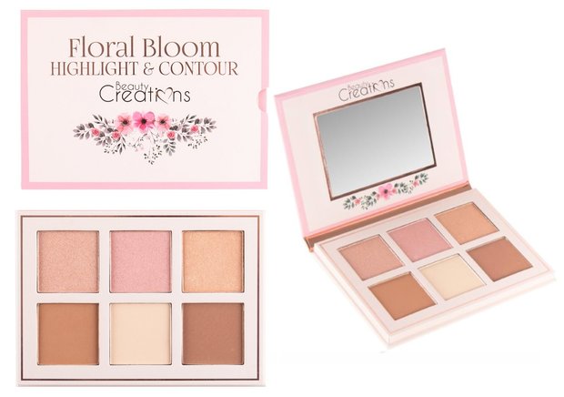 Beauty Creations Floral Bloom Highlight & Contour Palette 1