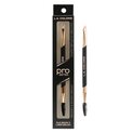 L.A. Colors - PRO - Duo - Brow & Liner Brush - CBR418 - VEGAN - Wenkbrauwkwast - Make-up Kwast - 42 g