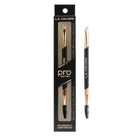 L.A. Colors - PRO - Duo - Brow & Liner Brush - CBR418 - VEGAN - Wenkbrauwkwast - Make-up Kwast - 42 g L.A. Colors - PRO - Duo - Brow & Liner Brush - CBR418 - VEGAN - Wenkbrauwkwast - Make-up Kwast - 42 g