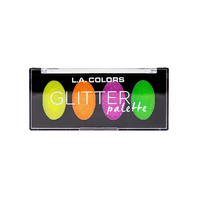 L.A. Colors Glitter Palette - CGP694 Delightful - Glitter Eyeshadow Palette - Glitter Oogschaduwpalette - 4,4 g L.A. Colors Glitter Palette - CGP694 Delightful - Glitter Eyeshadow Palette - Glitter Oogschaduwpalette - 4,4 g