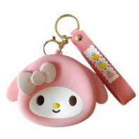 Munten Portemonnee - Silicone - Portemonnee - Sleutelhanger - Geïnspireerd op Hello Kitty – Niet-officieel – Japanse Kawaii Stijl Munten Portemonnee - Silicone - Portemonnee - Sleutelhanger - Geïnspireerd op Hello Kitty – Niet-officieel – Japanse Kawaii Stijl