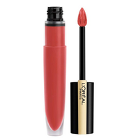 L'Oreal Paris - Rouge Signature - 450 - Adored - Matte Lipstick - Rood - Vloeibare Lippenstift - 7 ml L'Oreal Paris - Rouge Signature - 450 - Adored - Matte Lipstick - Rood - Vloeibare Lippenstift - 7 ml