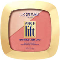 L'Oréal Paris Visible Lift - Radiance Cheek Duo - 202 Pearly in Peach - Blush - 9 g L'Oréal Paris Visible Lift - Radiance Cheek Duo - 202 Pearly in Peach - Blush - 9 g